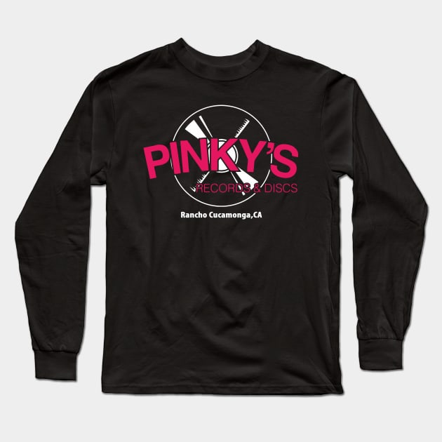 PINKY'S RECORDS Long Sleeve T-Shirt by denimrdn91